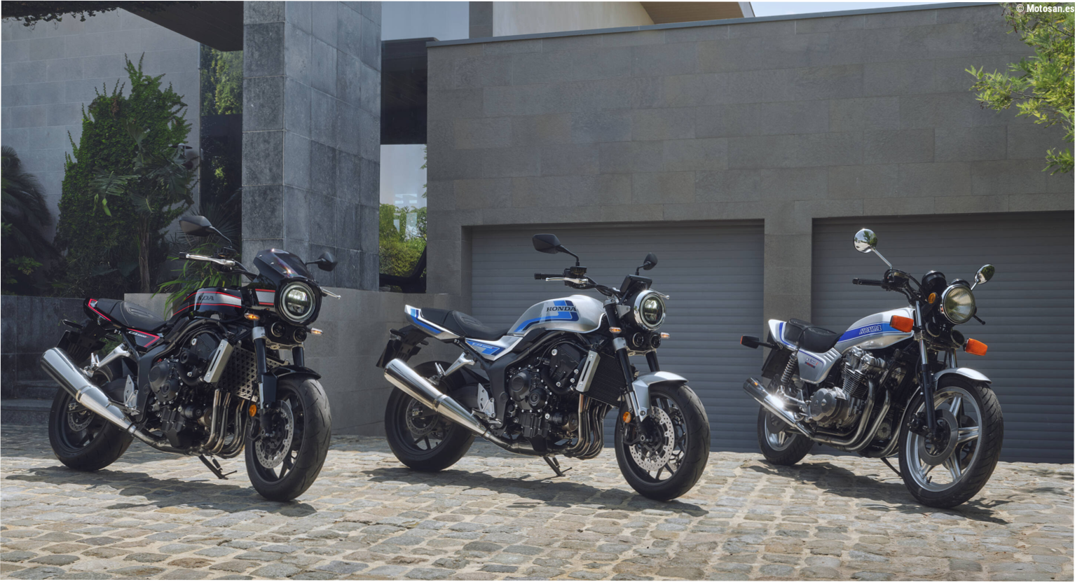 Tres motos, una misma leyenda: Honda recupera la esencia de sus míticas CB