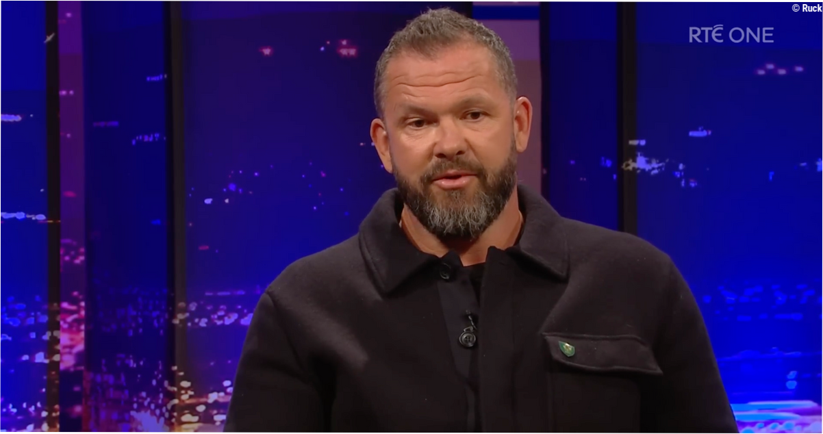 "A shoo-in" – Andy Farrell confirms son's ambition to play for Ireland