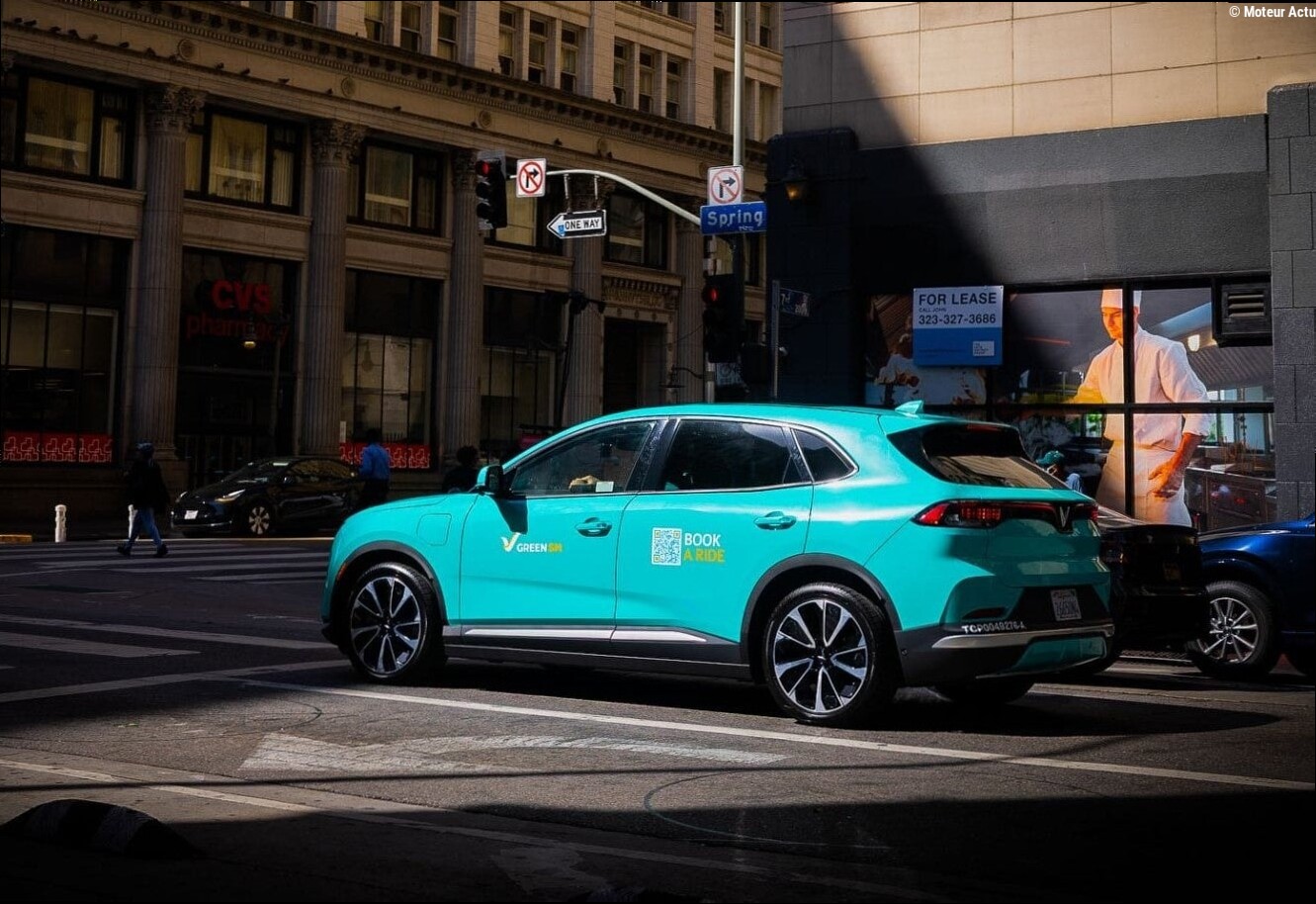 VinFast lance les taxis Green SM à Los Angeles