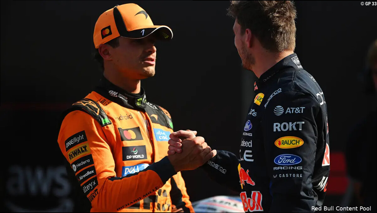 Lando Norris reageert op GT-race van Max Verstappen in Portugal: 'Dat was...'