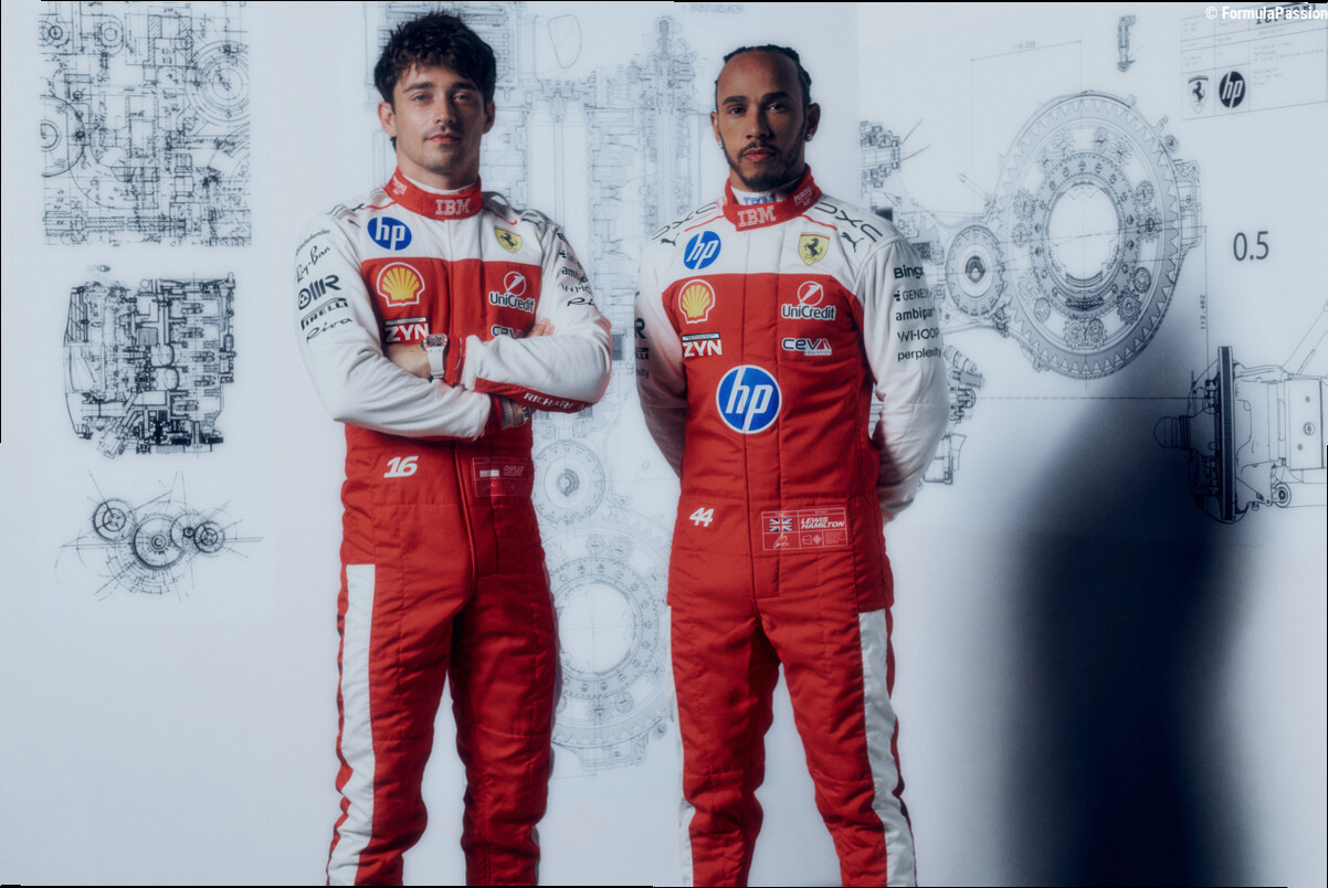 Ferrari, occhio al look: tute speciali ad Austin per Leclerc e Hamilton – FOTO