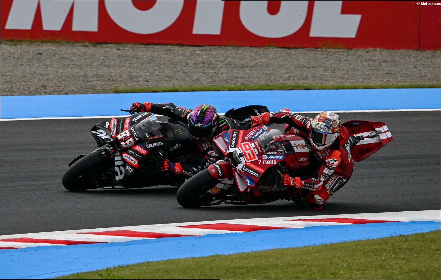 Márquez y Martín se tiran flores antes de la batalla final: «Tuve la oportunidad de ver los datos…»