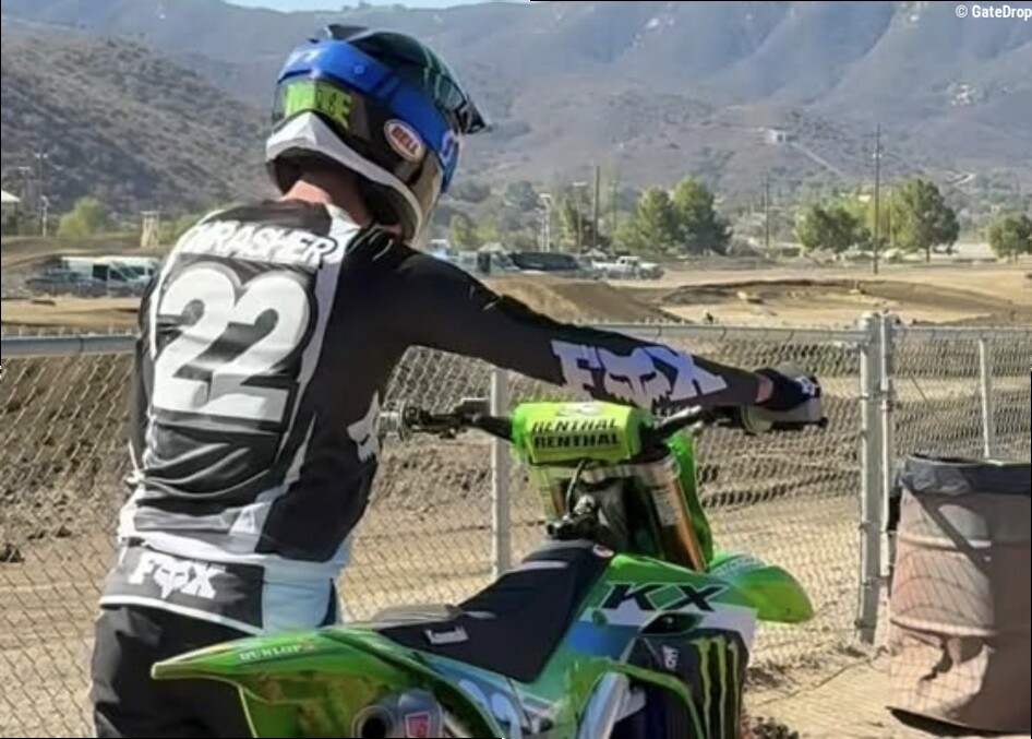 Video: First look at Nate Thrasher on the Pro Circuit Kawasaki