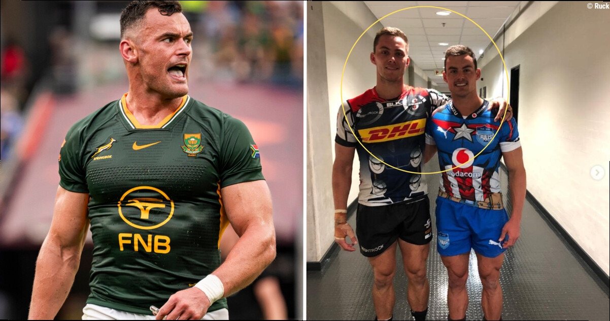 Springboks star's twin brother switches to Rugby World Cup rivals