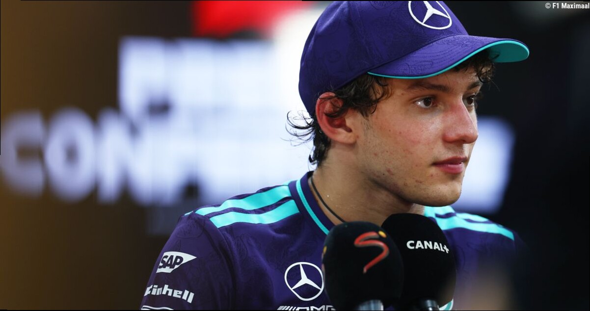 Ondertussen in F1 | Antonelli maakt kennis met een hele grote basketbal-speler