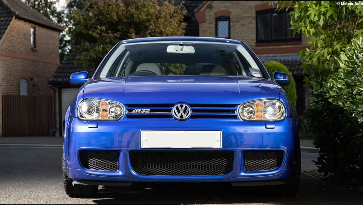 Une Volkswagen Golf R32 de 628 km aux enchères à Londres