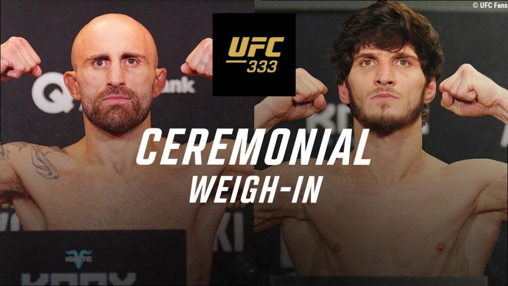 UFC 333 - Pesée cérémoniale | Abu Dhabi