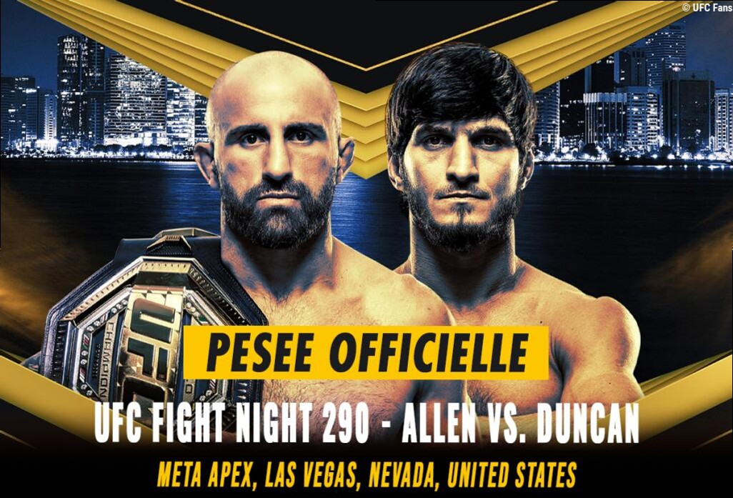 UFC 333 - La pesée : résultats, vidéos, faceoffs | Abu Dhabi
