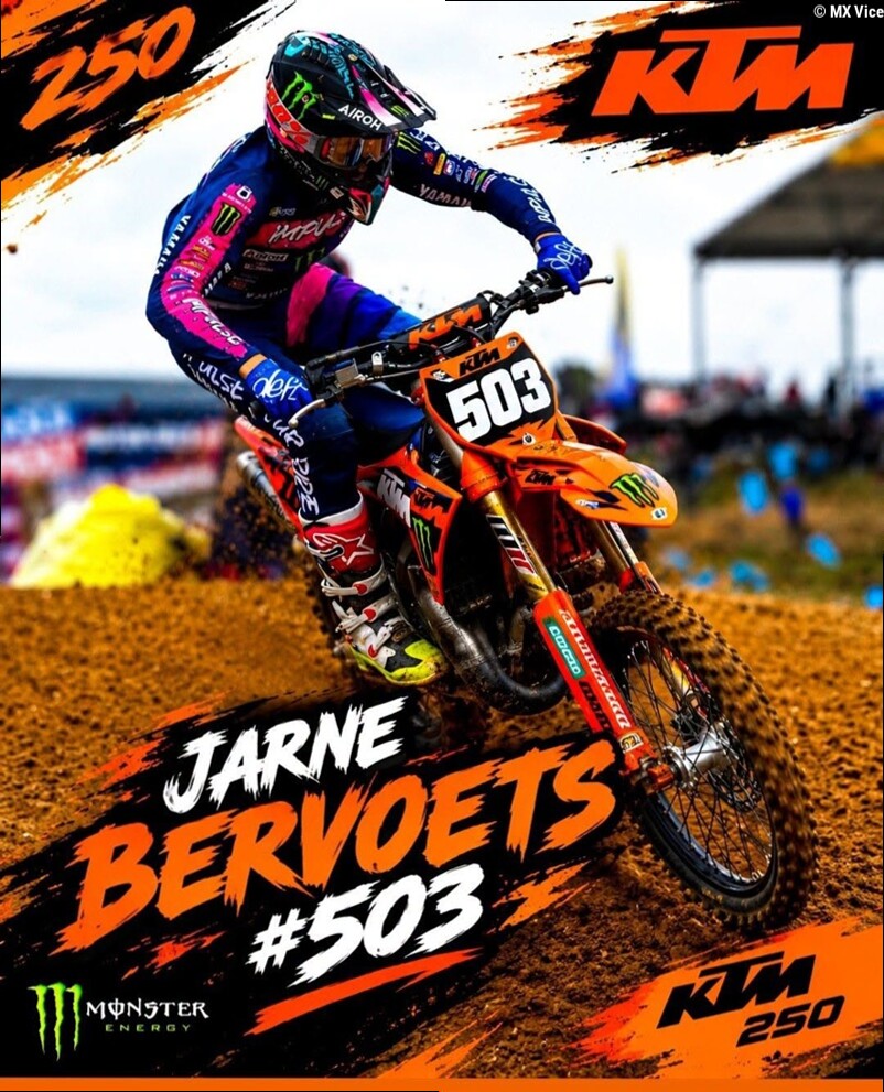 Jarne Bervoets Joins Cat Moto Bauerschmidt KTM for 2027