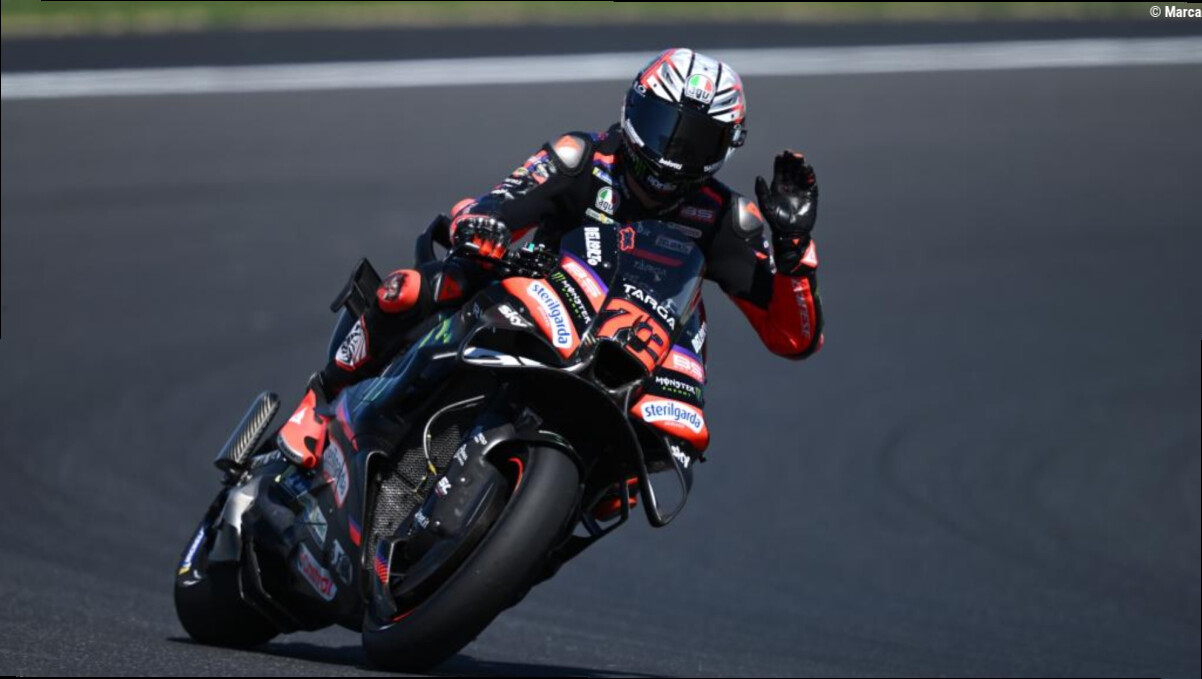Sólo Marc Márquez planta cara a las Aprilia