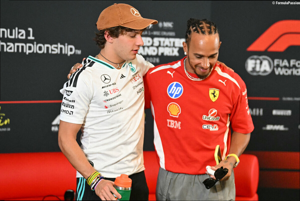 Hamilton: "Sono davvero orgoglioso di Antonelli"