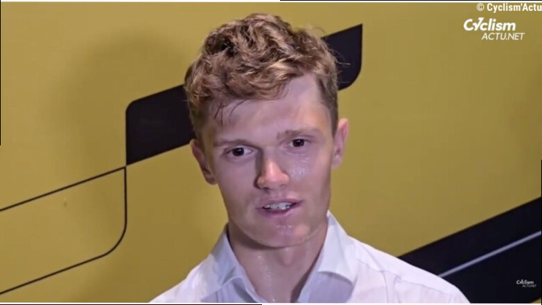 Tour de France - Oscar Onley : "Il y a plus de tension que d'habitude..." #Onley #NetcompanyINEOS #TourdeFrance #TDF #TV