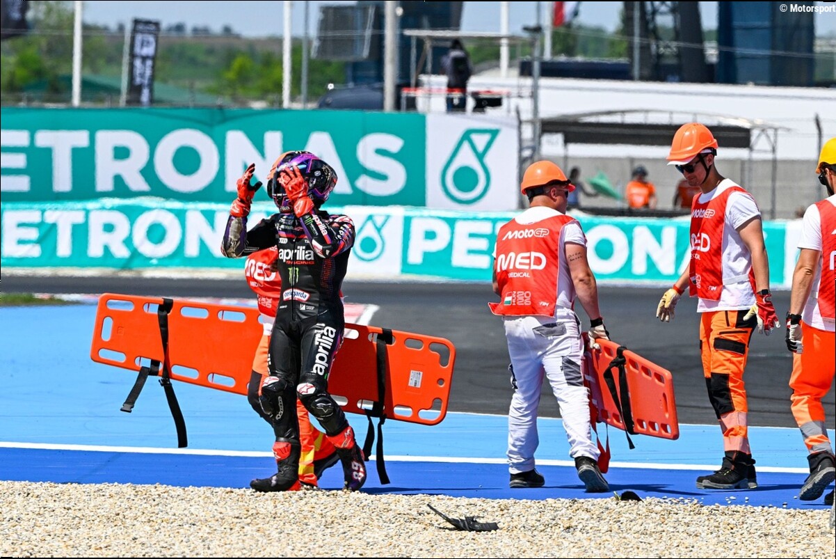 Martín, un calvario interminable desde que fichó por Aprilia