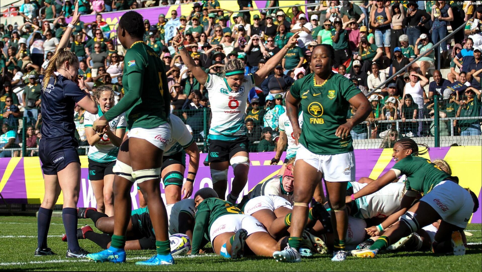 Ireland battle to victory in first-ever Women's Test on South African soil