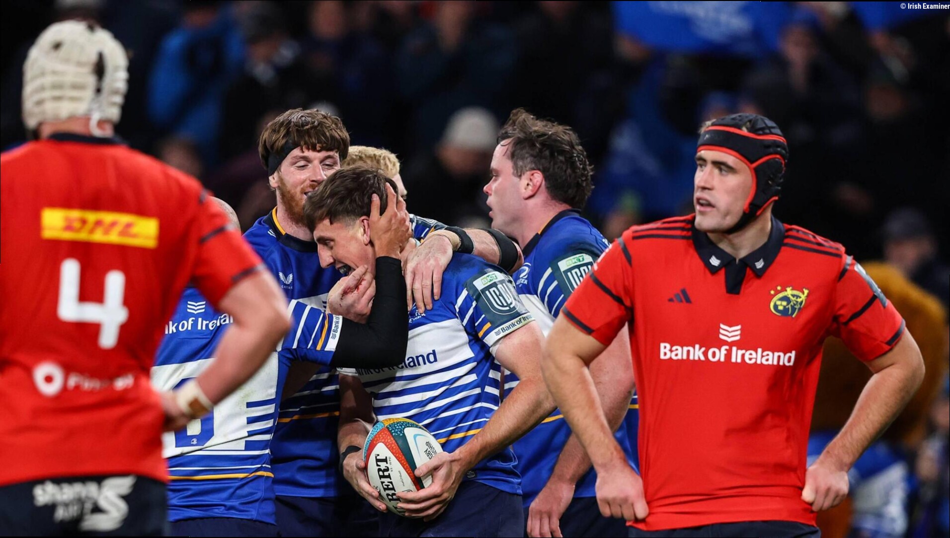 Munster's strong start fades badly as Leinster come roaring back for bonus-point win