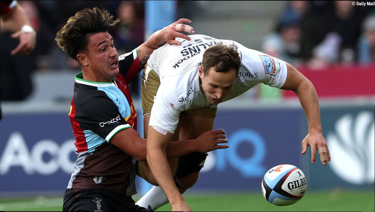 Marcus Smith's magic moment set the tone for Harlequins' derby day win over Saracens - and was finely timed before England's 