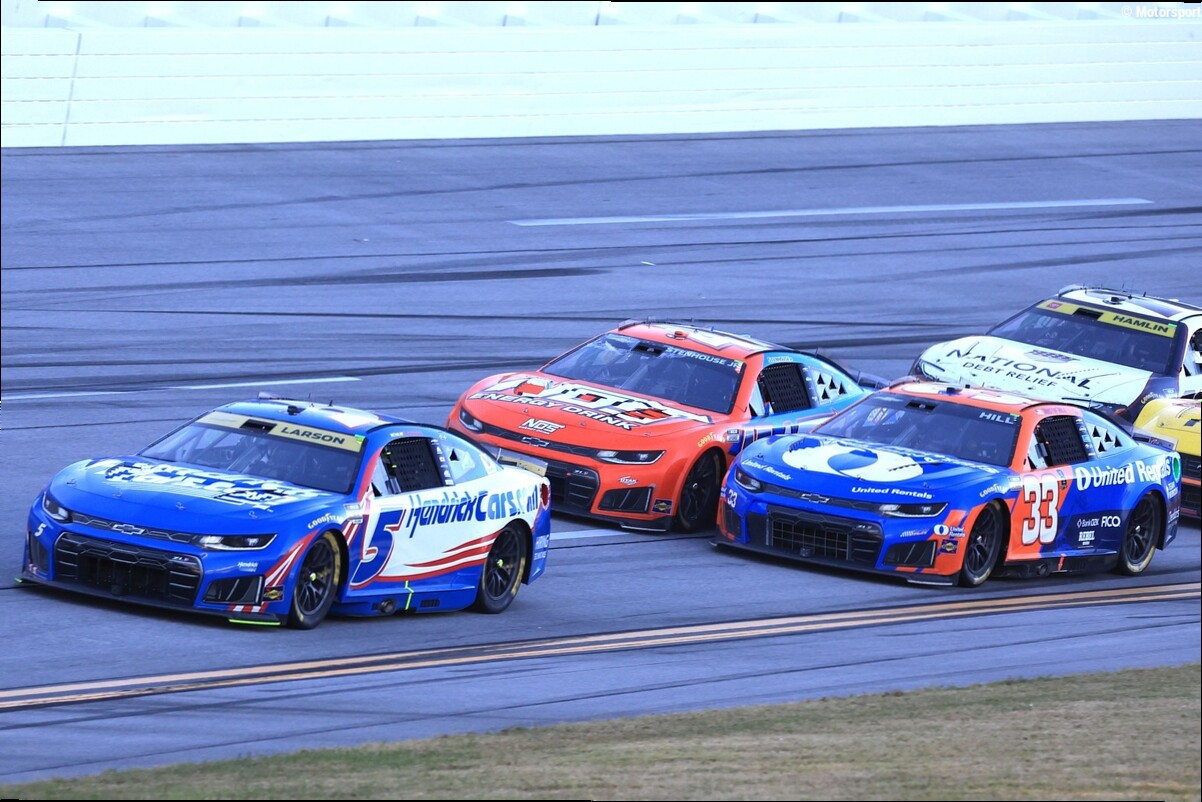 What happened to Austin Hill at the end of Talladega NASCAR Cup race?