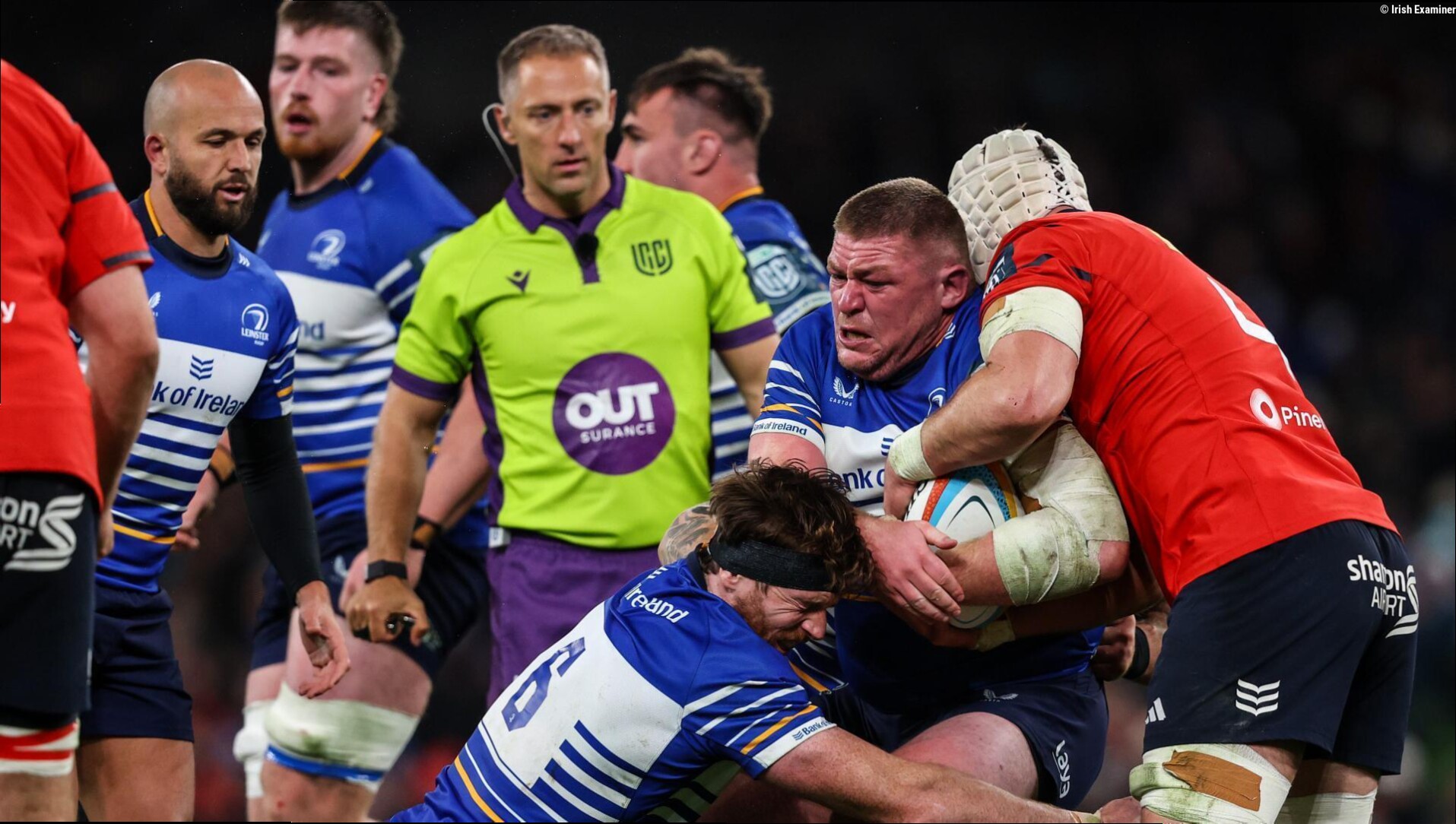 Tadhg Furlong cited after Leinster-Munster interpro incident