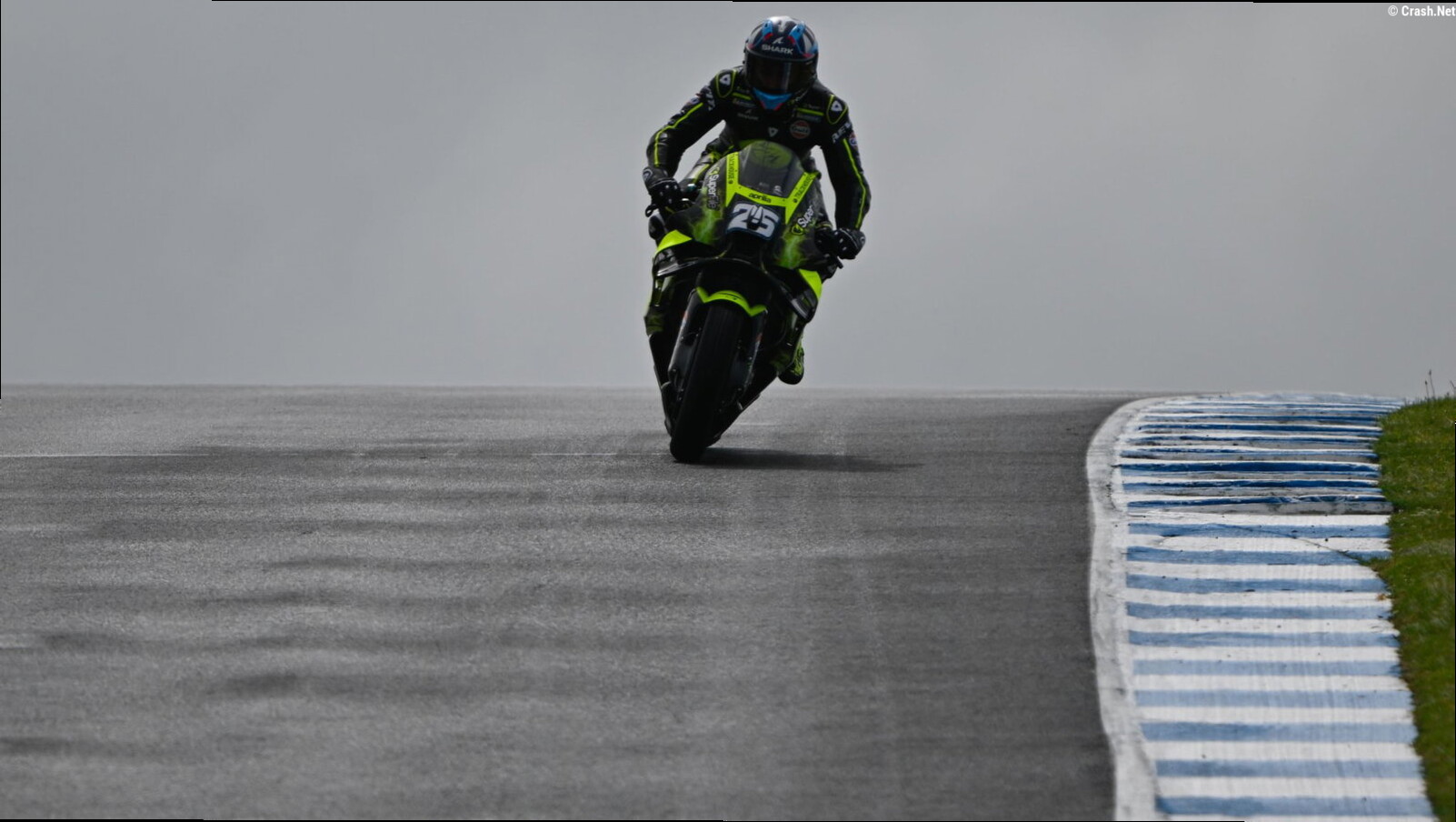 MotoGP star thinks rain was "sign" Phillip Island "is crying for us not to leave"