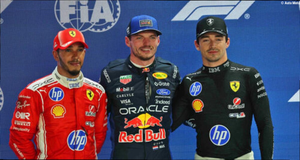 F1 : Russell, Hamilton, Verstappen, Leclerc, quatre pilotes en neuf points, la bataille pour le podium s'annonce explosive
