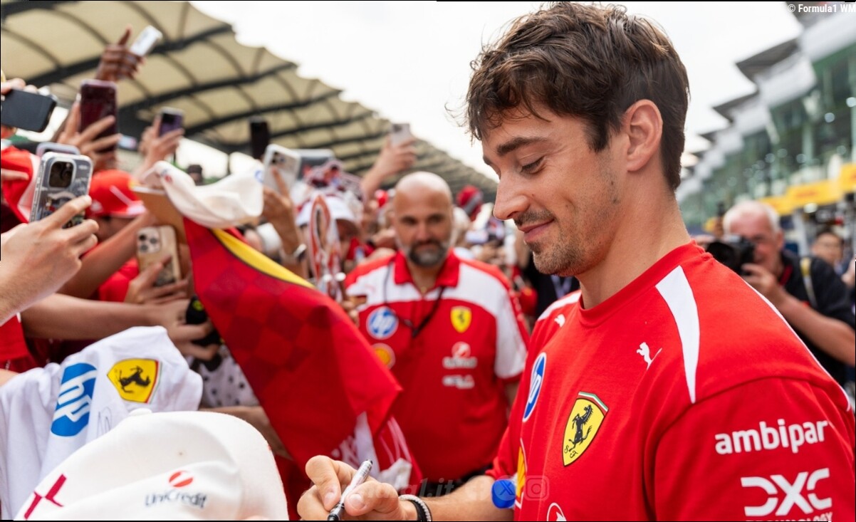 Leclerc presto papà, ma il calendario non concede pause: «Non salterò una gara»